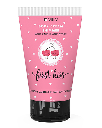 MILV крем для тела с шиммером FIRST KISS 150 мл