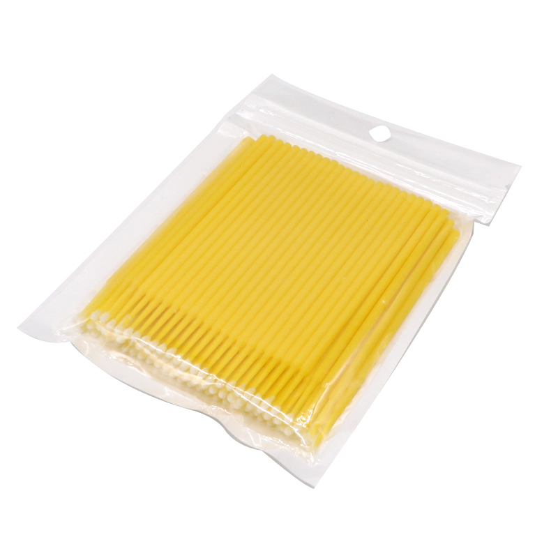 Микробраши в пакете 100 шт (Жёлтые)