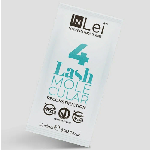 InLei® Молекулярная реконструкция ресниц и бровей "LASH MOLECULAR 4 RECONSTRUCTION" 1,2 мл